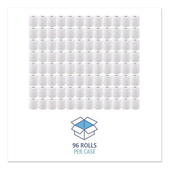 Boardwalk Two-Ply Toilet Tissue, Septic Safe, White, 4.5 x 3, 500 Sheets/Roll, 9 - Picture 4 of 4